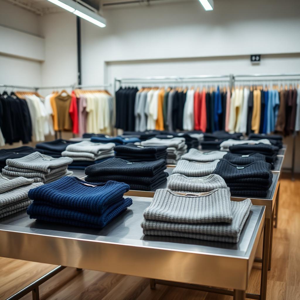 Garment sourcing and production floor